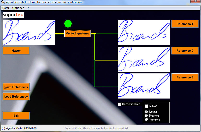 biometric signature verification