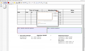 Definition of signature fields